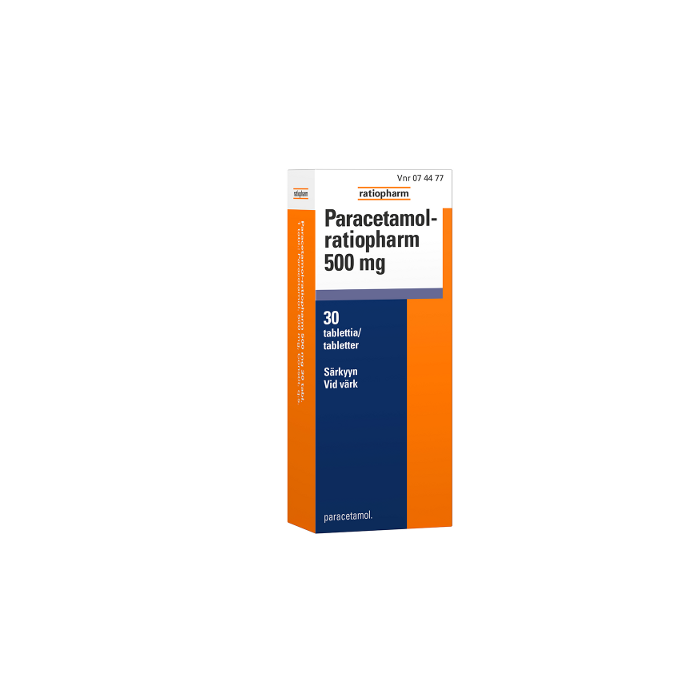 PARACETAMOL-RATIOPHARM tabletti 500 mg 30 fol kuva 2
