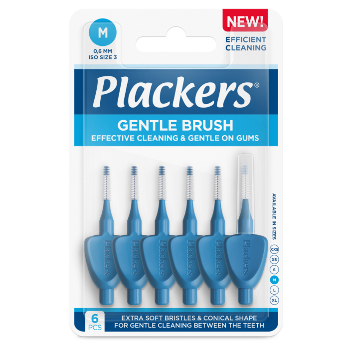 Plackers Gentle Brush M 0.6 mm hammasväliharja 6 kpl kuva 4