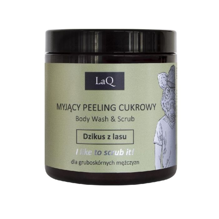 LaQ Boar Pesu- ja kuorinta miehille Wash and Scrub 220 g kuva 2