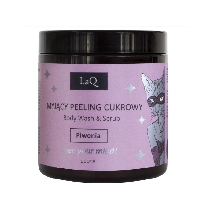 LaQ Peony Pesu- ja kuorinta Wash and Scrub 220 g kuva 2