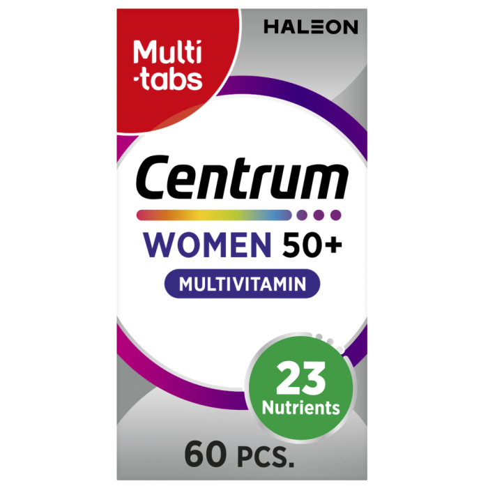 Centrum Women 50+ multivitamin 60 tabl