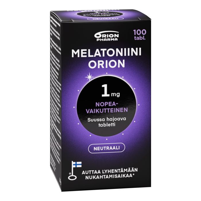 Melatoniini Orion 1 mg suussa hajoava 100 tabl kuva 3