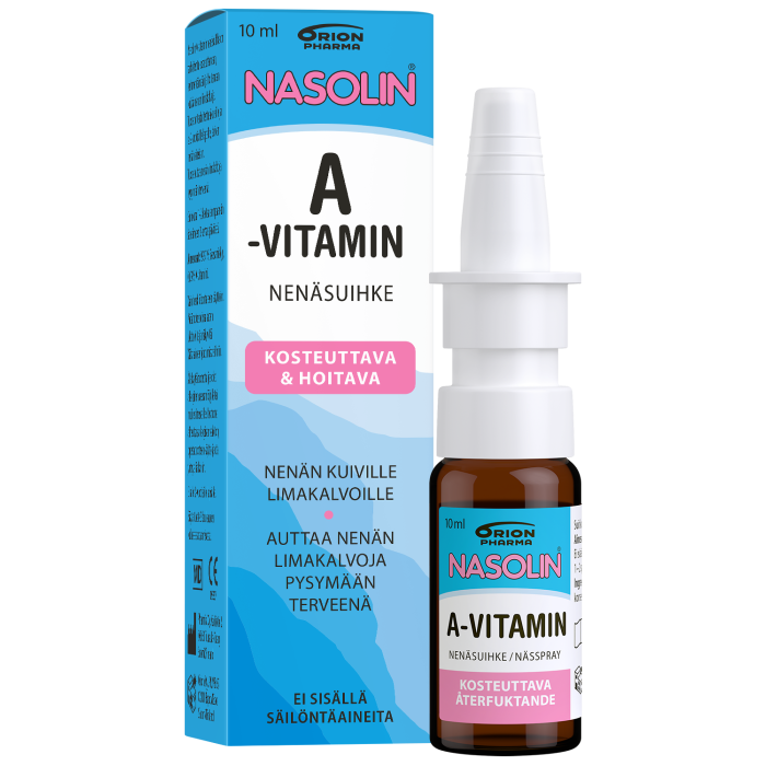 NASOLIN A-VITAMIN NENÄSUIHKE 10 ml kuva 2