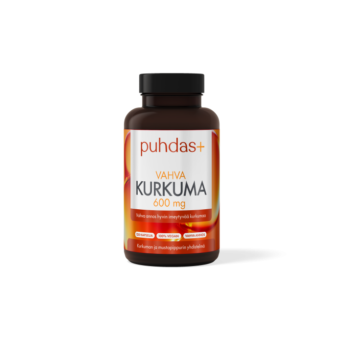 Puhdas+ Vahva Kurkuma 600 mg 120 vegekaps kuva 2