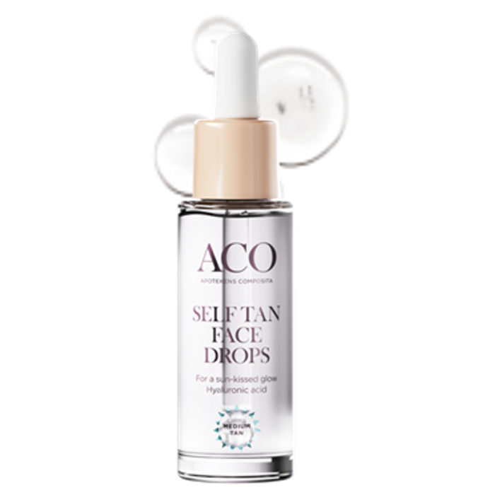 ACO Self Tan Face Drops 30 ml kuva 2