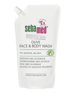 Sebamed Olive Face&Body Wash pesuneste täyttöpussi 1000 ml