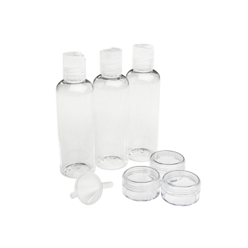 Cailap Matkasetti sis. 3x100ml pullo,3xpurkki,suppilo,pussukka 8 kpl