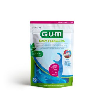 GUM EASY-FLOSSERS MINT LANKAIN 890M90 90 KPL