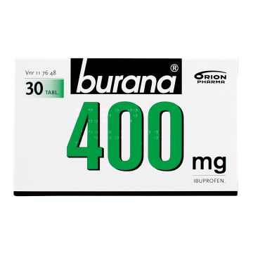 BURANA tabletti, kalvopäällysteinen 400 mg 30 fol