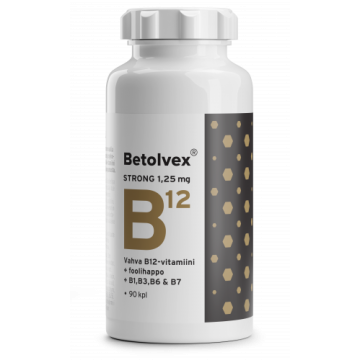 Betolvex Strong 1,25 mg B12-vitamiini 90 kaps