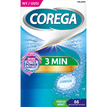 COREGA TABS 3 MIN 66 KPL