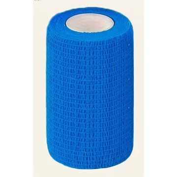 Lumocare itsekiinnittyvä tukiside 7,5cm x 4,5m sininen 1 kpl