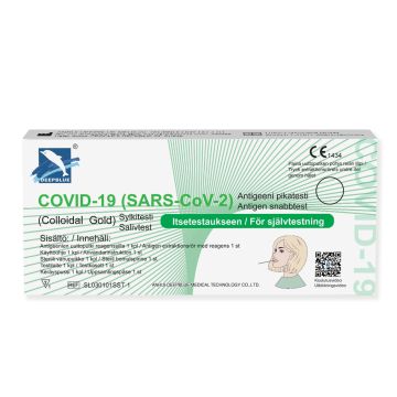 COVID-19 (SARS-CoV-2) - antigeenitestisarja (kolloidikulta) - syljestä 1 kpl