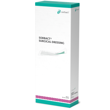 Sorbact Surgical Dressing 10 cm x 30 cm (98145) 20 kpl