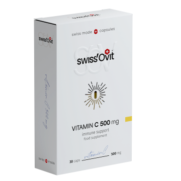 SwissOvit C-vitamiini 500 mg vegaaninen 30 kaps