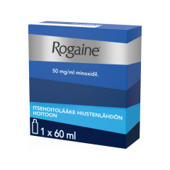 ROGAINE liuos iholle 50 mg/ml 2 annostelijaa 60 ml
