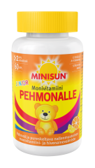 Minisun Monivitamiini Pehmonalle Sitrus jr. 60 kpl