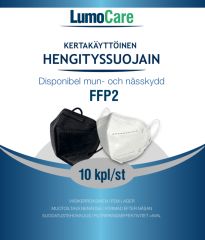 Lumocare FFP2 hengityssuojain valkoinen 10 kpl