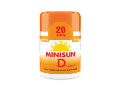 Minisun D-vitamiini 20 mikrog 100 purutabl