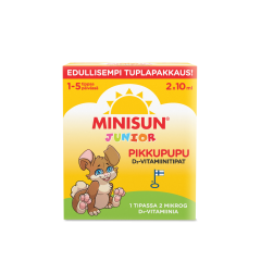 Minisun D-vitamiini tipat 2X10 ML