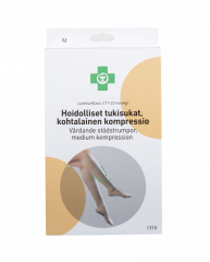 Apteekki hoid tukisukat kohtal kompr M (lk. I) beige 1 pari