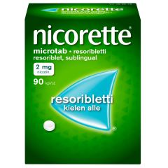 NICORETTE MICROTAB 2 mg resoribl 90 fol