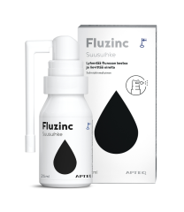 Apteq Fluzinc suusuihke salmiakki 25 ml