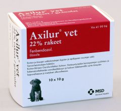 Axilur vet rakeet 22 % 10 x 10 g