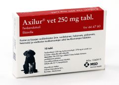 Axilur vet tabletti 250 mg 10 fol