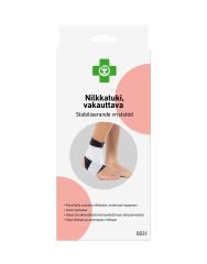 APTEEKKI Nilkkatuki, vakauttava M musta-valkoinen 1 kpl