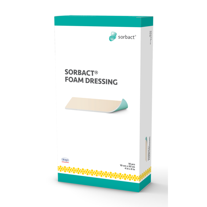 1000020191_Sorbact_Foam_Dressing_10cm_x_20cm_CE_98320_10_KPL_pakkauskuva_Pakkauskuva19766_png